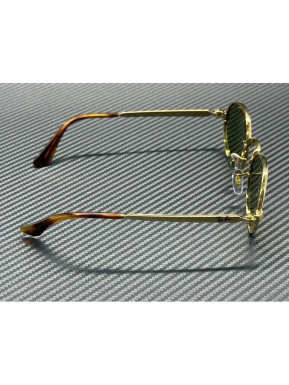 New Ray-Ban Men Arista Gold Sunglasses 54-21-145